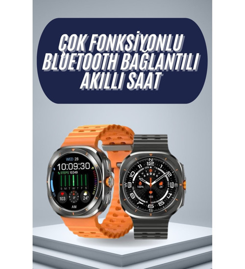 2025 Model Gelişmiş Özellikli Nabız Sensörlü Spor Takibi Yapabilen Titreşimli Saat