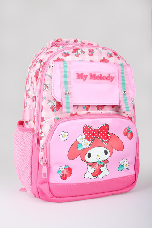 x Dekomus Lisanslı My Melody Yeni Sezon Sweet Berry Collection Büyük Boy Okul Çantası