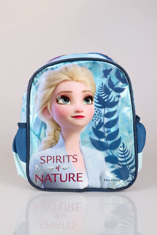 DEKOMUS İLE TEK BÖLMELİ KÜÇÜK BOY 32 CM ELSA FROZEN ANAOKUL ÇANTASI
