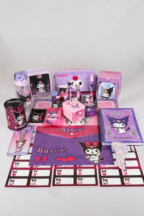 DEKOMUS İLE YENİ SEZON LİSANSLI KUROMI "MAGICAL BUDDY" 30 PARÇA PREMIUM FULL+FULL KIRTASİYE SETİ