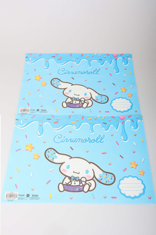 x Dekomus Lisanslı Cinnamoroll 2 Adet Beslenme Örtüsü