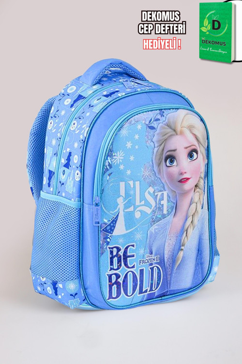 x Dekomus Lisanslı Elsa Frozen "Ice Queen Collection" Frozen Lisanslı Ortopedik İlkokul Çantası