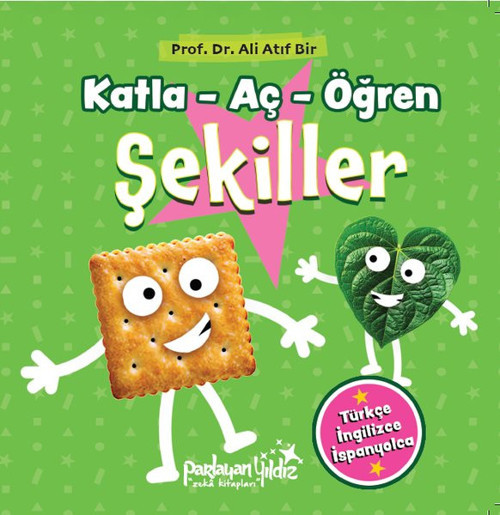 Katla - Aç - Öğren Şekiller - Her Sayfada Katlanabilir Özel Sayfalar - Türkçe - İngilizce - İspanyol