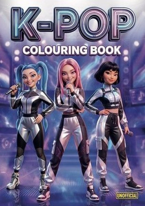 K - Pop Colouring Book