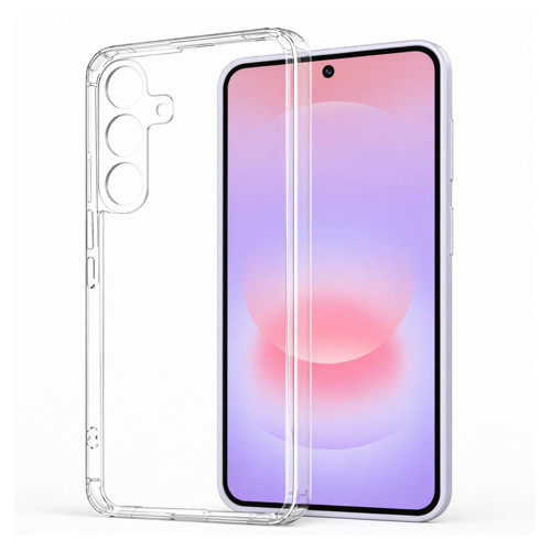 Samsung Galaxy A37 İle Uyumlu Kılıf Şeffaf Kamera Korumalı 3D