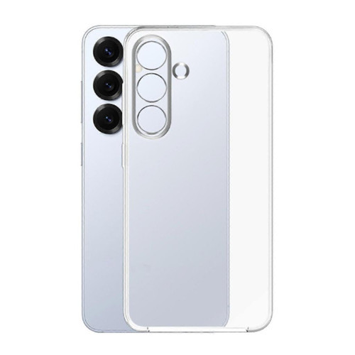 Samsung Galaxy S25 FE İle Uyumlu Kılıf Şeffaf Kamera Korumalı 3D