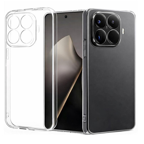 Xiaomi 15T Pro İle Uyumlu Kılıf Şeffaf Kamera Korumalı 3D