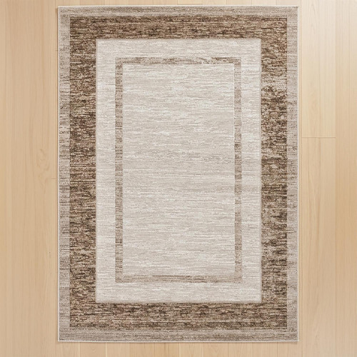 Zarra Yumuşak Modern Vizon Bej Halı Salon Mutfak Antre Yolluk Oturma Odası Çocuk Odası Halısı Z306A_Z148