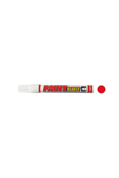 PAINT MARKER BİLYALI KIRMIZI KALEM 12'Lİ PAKET