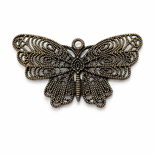 🦋 Hanori Butterfly Dreams Collection – Vintage Kelebek Kolye Ucu