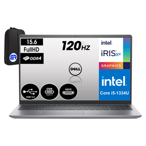 Vostro I5-1334U 32GB Ram 256GB SSD Iris Xe Graphics 15.6" Full Hd WIN11 Pro N3409PVNB3530UEP7 + Elektropasaj Çanta
