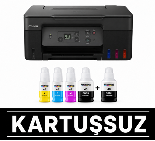 PIXMA G3470 Wi-Fi Photoink Mürekkepli MegaTank Çok Fonksiyonlu Yazıcı (Kartuş Çıkmaz)