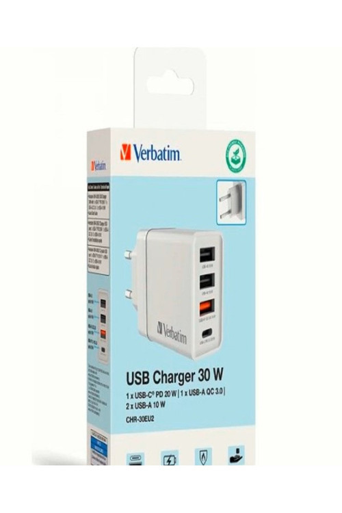 Usb 30W Şarj Aleti(Beyaz)