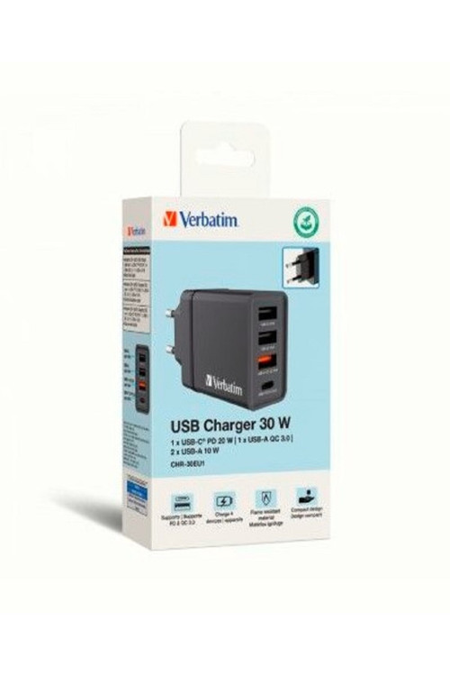 Usb 30W Şarj Aleti (Siyah)