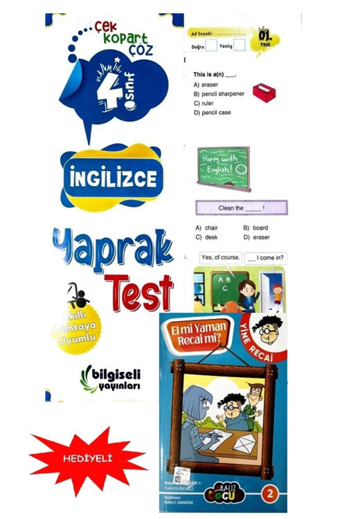 4. Sınıf Bilgiseli Ingilizce Yaprak Test