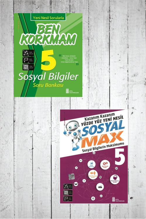 5. Sınıf Ben Korkmam Sosyal Bilgiler Soru Bankası -Sosyal Max