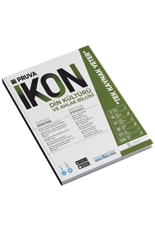 Pruva 8. Sınıf Ikon Din Kültürü Konu Anlatımlı Soru Bankası