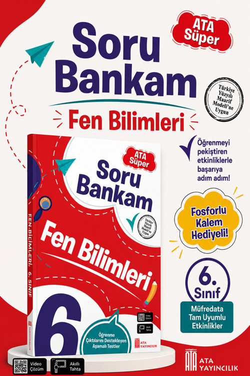6. Sınıf Süper Fen Bilimleri Soru Bankam