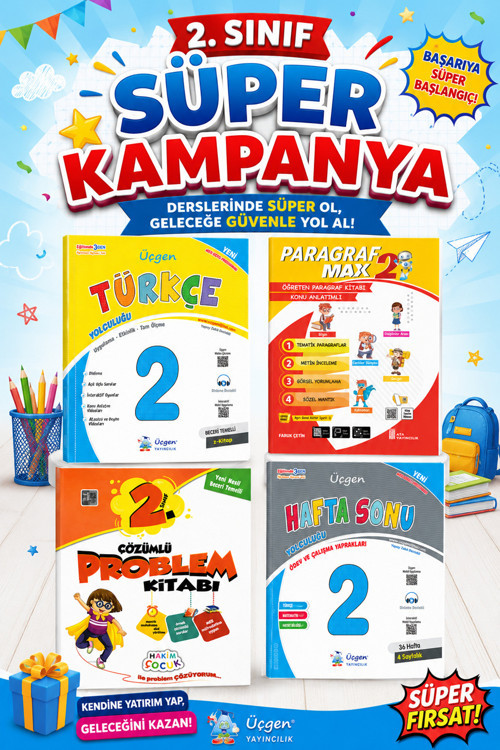 2. Sınıf Süper Kampanyalı Set -4 Kitap
