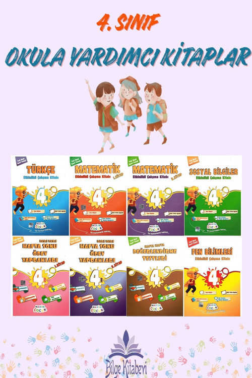 4. Sınıf Yeni Nesil Beceri Temelli Etkinlikli Hakim Set (8 Kitap)