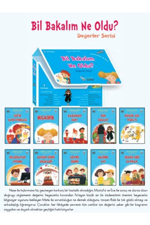 Bil Bakalım Ne Oldu Değerler Serisi (10Kitap)