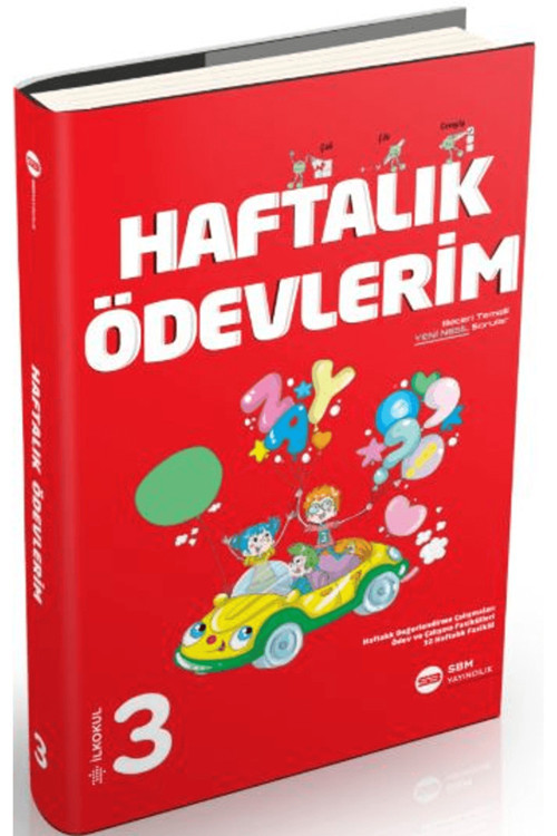 3. Sınıf Haftalık Ödevlerim / Kollektif / Sbm Yayıncılık / 9786257179546
