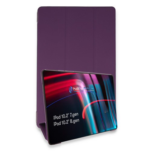 Apple iPad 10.2 (7.nesil) Kılıf Tablet Smart Kılıf - Mor