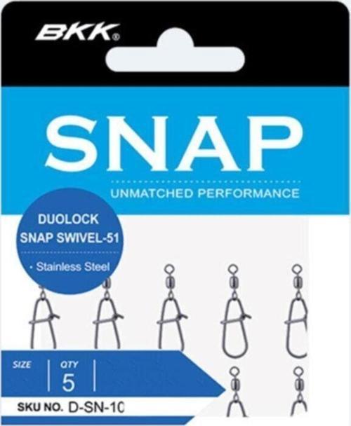 Duo Lock Snap Swivel-51 Klipsili Fırdöndü No:0