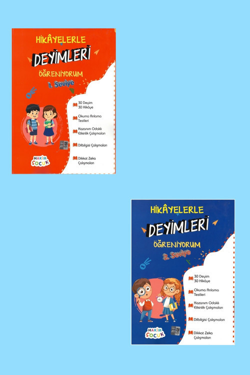 Hakim Çocuk 1.Ve 2.Seviye Hikayelerle Deyimleri Öğreniyorum