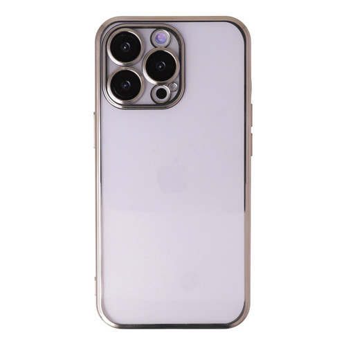 Apple iPhone 14 Pro Kılıf Razer Lensli Silikon - Gold