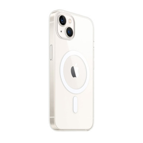 Apple iPhone 14 Kılıf Magneticsafe Şeffaf Silikon - Şeffaf