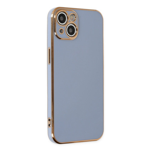 Apple iPhone 14 Kılıf Volet Silikon - Mavi