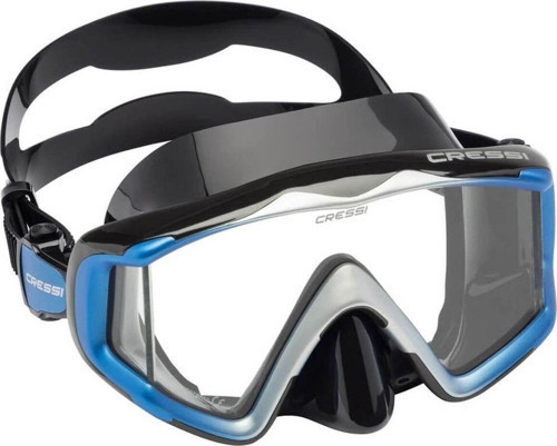 Liberty Triside Dalış Maskesi Clear - Blue - Silver