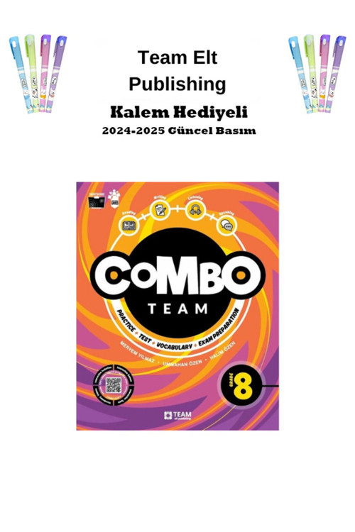 Team Elt Combo Team 8. Sınıf (Practicebook + Test + Vocabulary + Exam Preparation) (2024-2025)