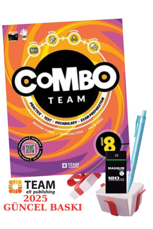 Team Elt Combo Team 8. Sınıf (Praticebook+Test+Vocabulary+Exam Preparation) + Faber Eğitim Seti
