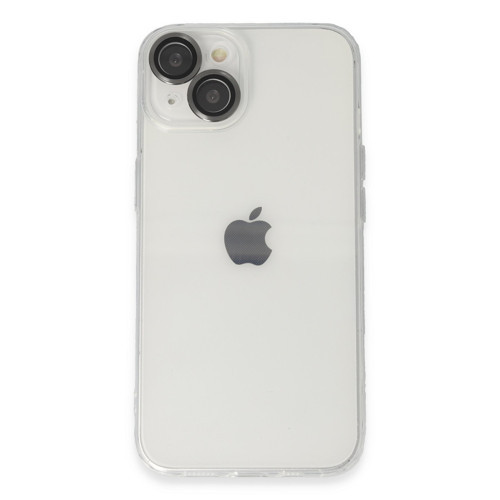 Apple iPhone 14 Kılıf Luko Lens Silikon - Siyah