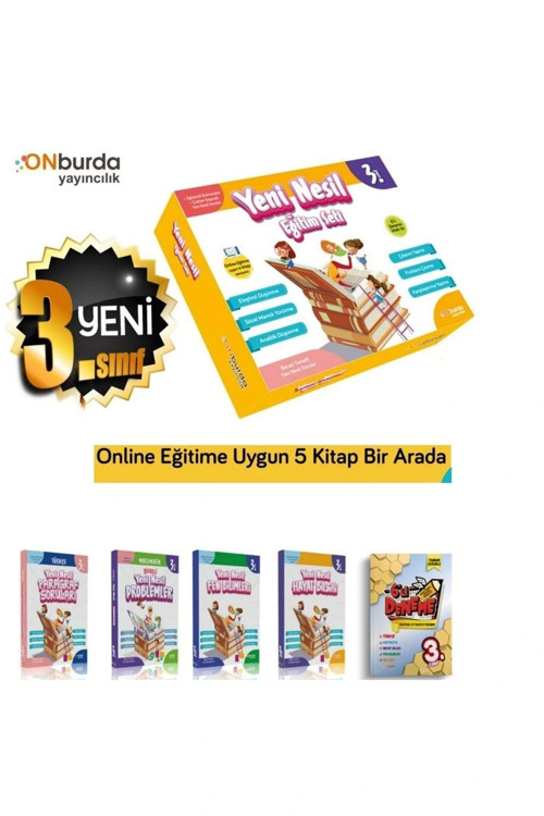 Onburda 3. Sınıf Yeni Nesil Set (5 Kitap)