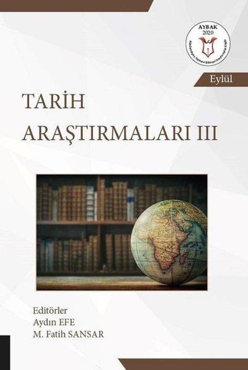 Akademisyen Kitabevi Tarih Araştırmaları - 3