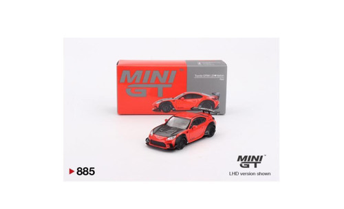 885 Toyota GR86 LB Nation Kırmızı 1/64 Model Araba