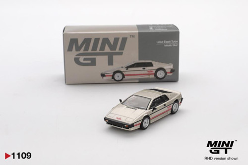 1109 Lotus Esprit Turbo Metalik Gümüş 1/64 Model Araba