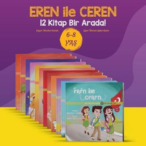 Eren ile Ceren İlk Okuma Serisi Seti - 12 Kitap Takım