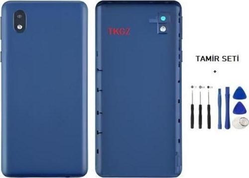 Samsung Galaxy A01 CORE  - SM-A013 FULL Kasa Arka Kapak Takım MAVİ - TAMİR SETİ