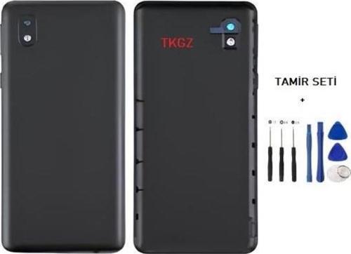 Samsung Galaxy A01 CORE  - SM-A013 FULL Kasa Arka Kapak Takım SİYAH - TAMİR SETİ