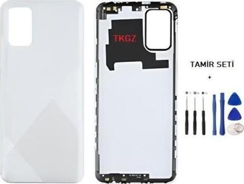 Samsung Galaxy A02S  - SM-A025 FULL Kasa Arka Kapak Takım BEYAZ - TAMİR SETİ