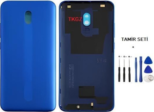 Xiaomi redmi 8A FULL Kasa Arka Kapak Yan Tuş Takımı MAVİ - TAMİR SETİ