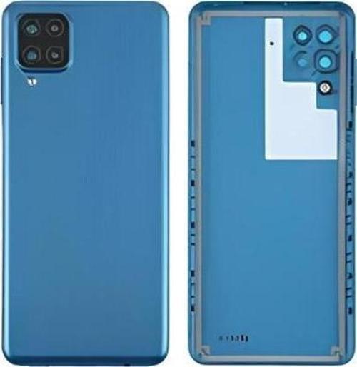 Samsung Galaxy A12  - SM-A125F FULL Kasa Arka Kapak Takım MAVİ