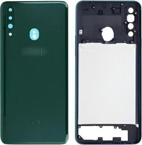 Samsung Galaxy A20S  - SM-A207F FULL Kasa Arka Kapak Takım YEŞİL