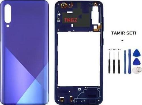Samsung Galaxy A30S  - SM-A307F FULL Kasa Arka Kapak Takım MAVİ - TAMİR SETİ