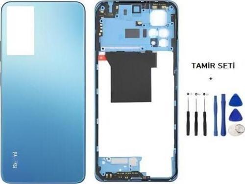 Xiaomi redmi NOTE 12 PRO -4G- FULL Kasa Arka Kapak Takım MAVİ - TAMİR SETİ