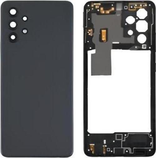 Samsung Galaxy A32 - SM-A325F FULL Kasa Arka Kapak Takım SİYAH